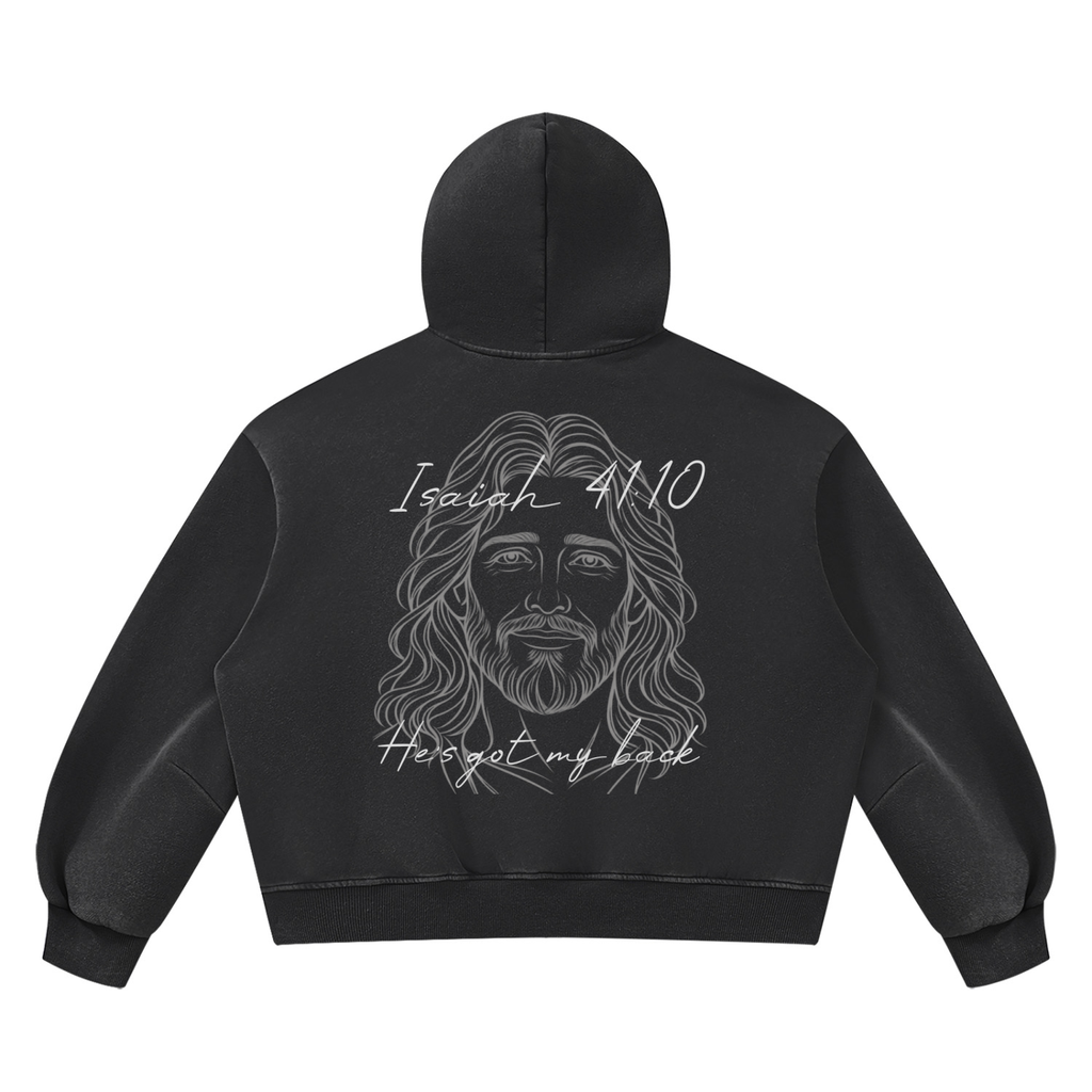 Isaiah 41:10 Boxy Hoodie