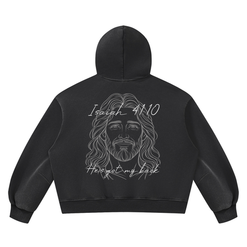 Isaiah 41:10 Boxy Hoodie
