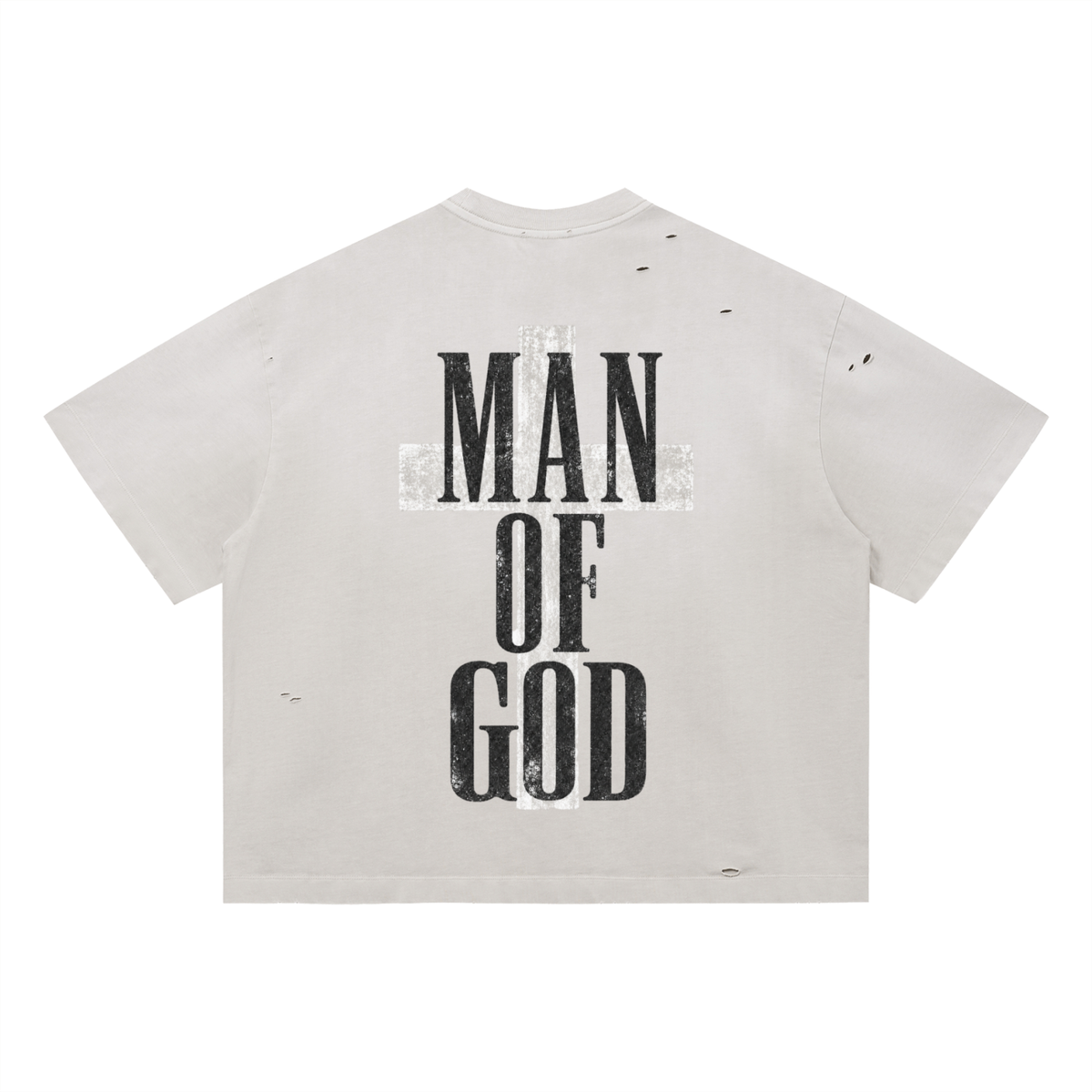 Man of God Distressed Boxy